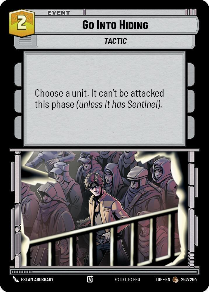 GO INTO HIDING - Unlimited Legends of the Force