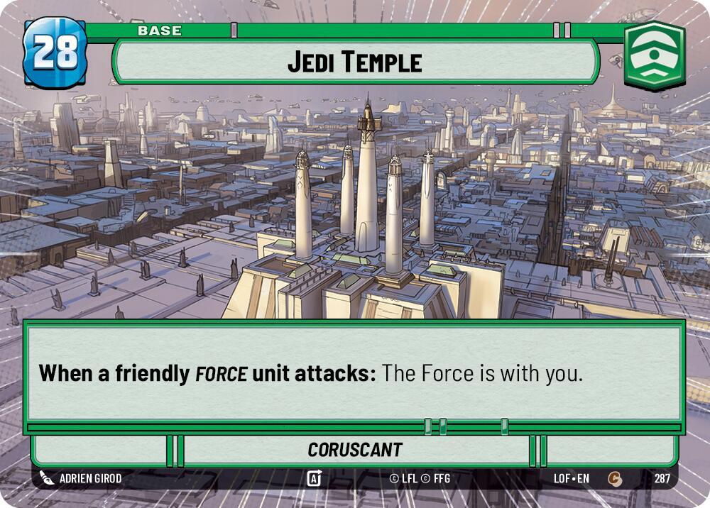 Hyperspace - Base - JEDI TEMPLE/FORCE TOKEN - Unlimited Legends of the Force
