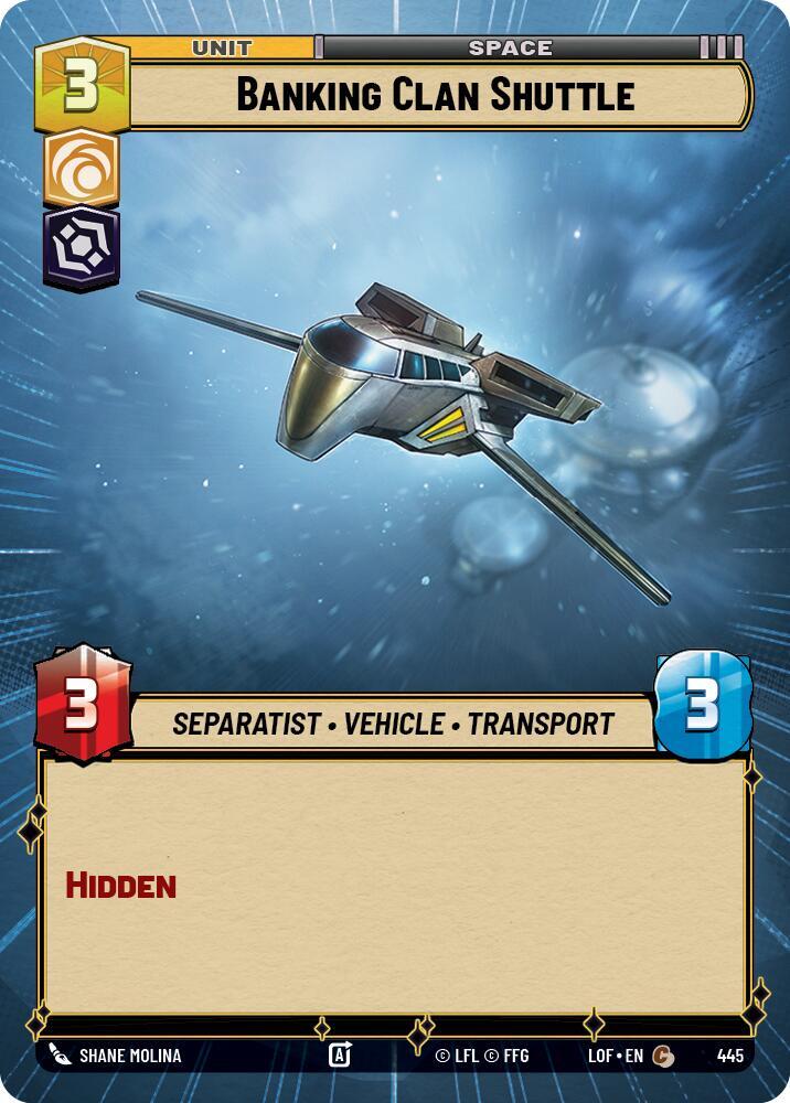 Hyperspace - BANKING CLAN SHUTTLE - Unlimited Legends of the Force