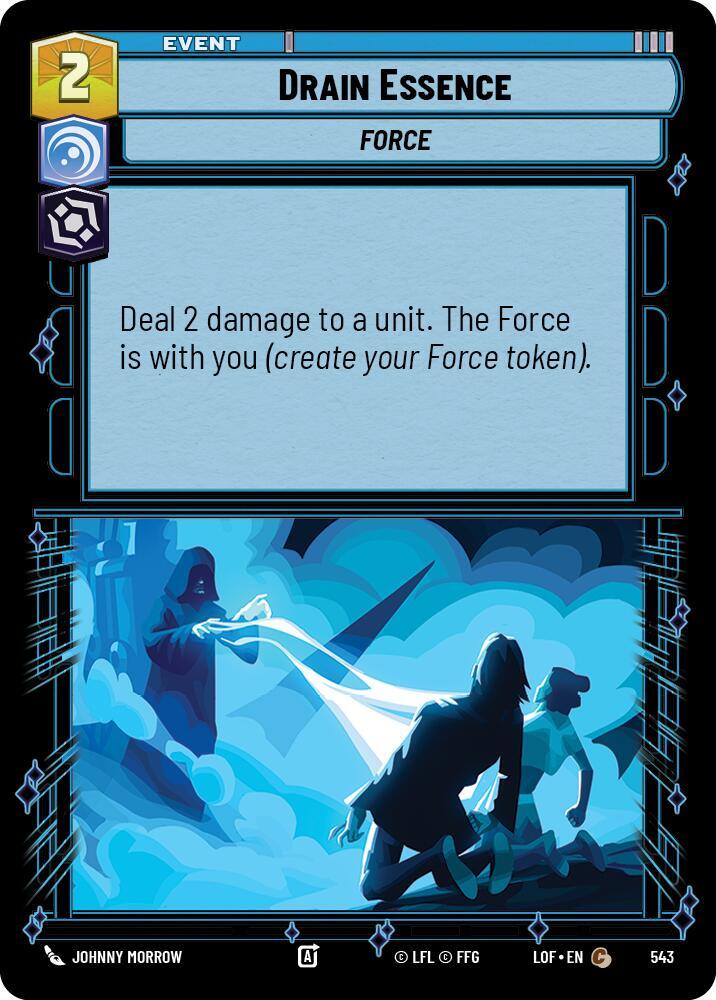 Foil - DRAIN ESSENCE - Unlimited Legends of the Force