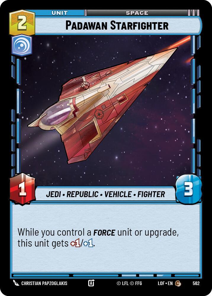 Foil - PADAWAN STARFIGHTER - Unlimited Legends of the Force