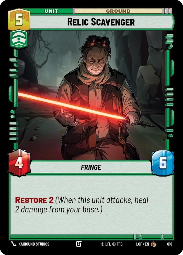 Foil - RELIC SCAVENGER - Unlimited Legends of the Force