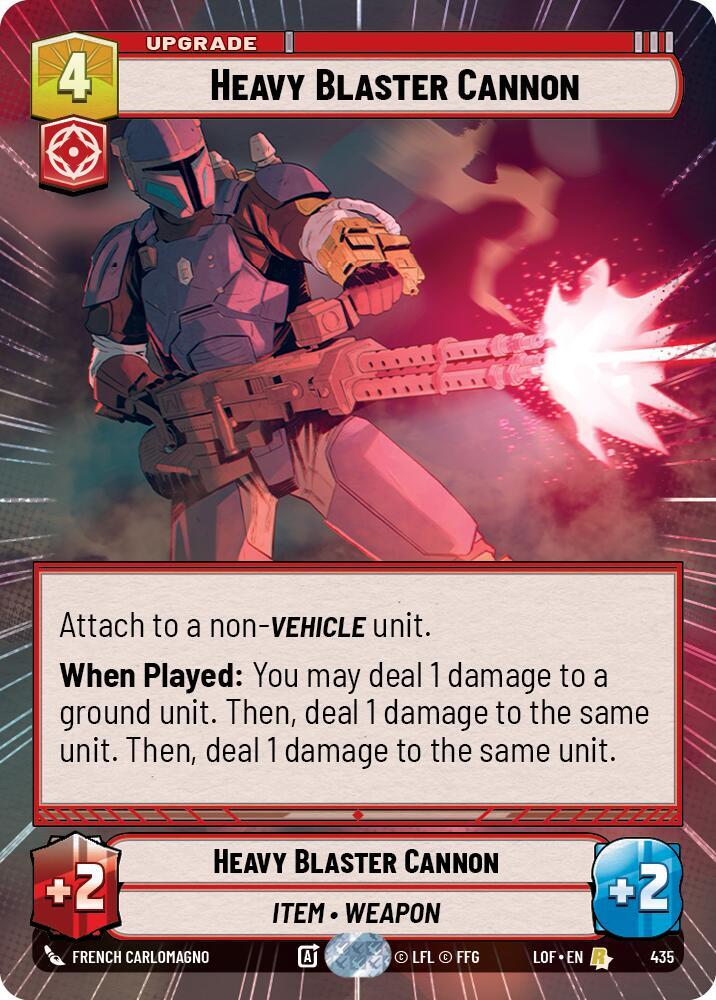 Hyperspace - HEAVY BLASTER CANNON - Unlimited Legends of the Force