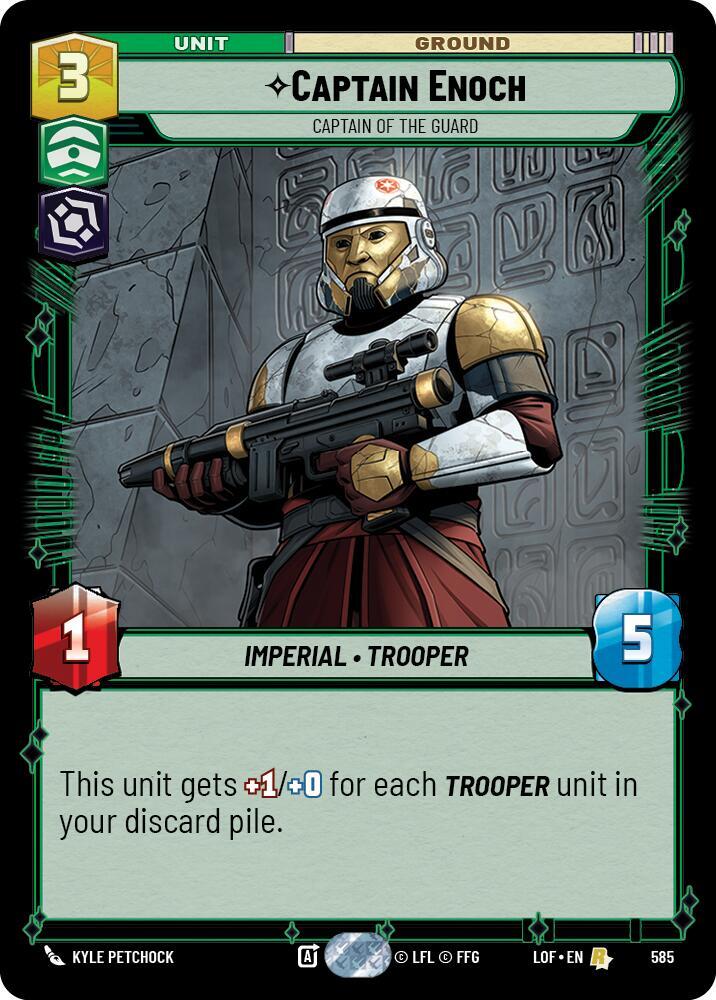 Foil - CAPTAIN ENOCH - Unlimited Legends of the Force