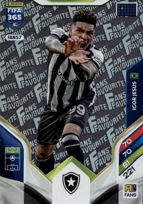 Fans Favourite IGOR JESUS 2026 Panini FIFA 365