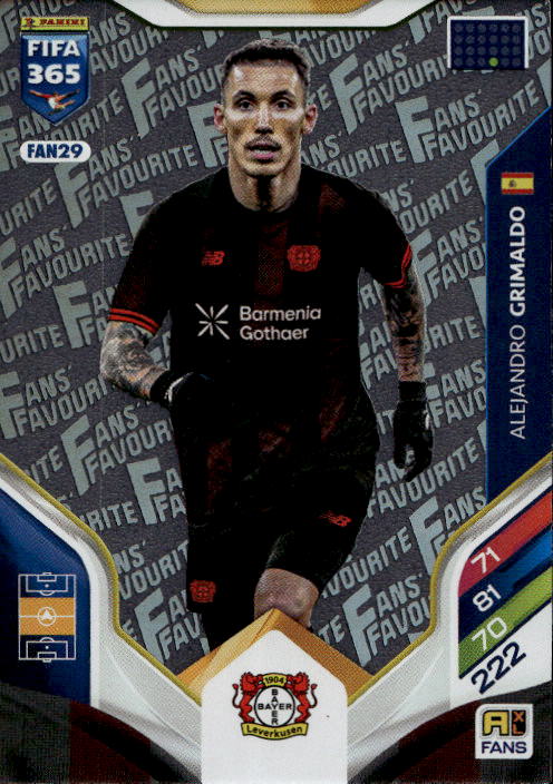 Fans Favourite ALEJANDRO GRIMALDO 2026 Panini FIFA 365