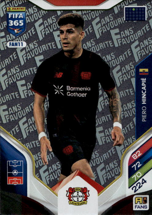 Fans Favourite PIERO HINCAPIE 2026 Panini FIFA 365