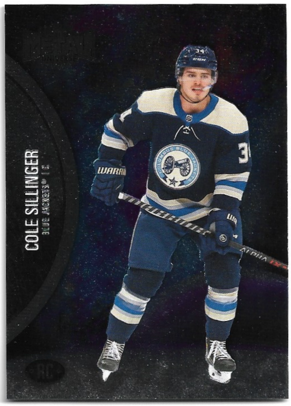Rookie COLE SILLINGER 21-22 UD Metal Universe