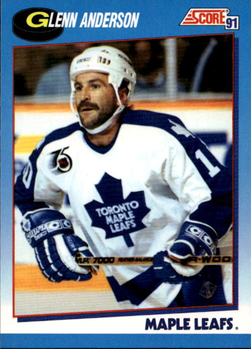 GLENN ANDERSON 91-92 Score Canadian Bilingual