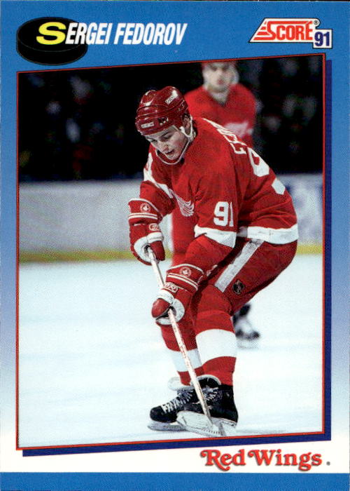 SERGEI FEDOROV 91-92 Score Canadian Bilingual