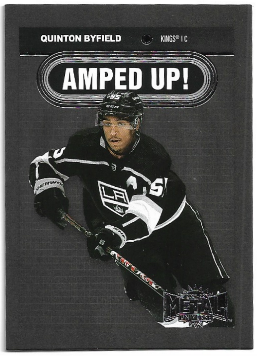 Rookie Amped Up! QUINTON BYFIELD 21-22 UD Metal Universe