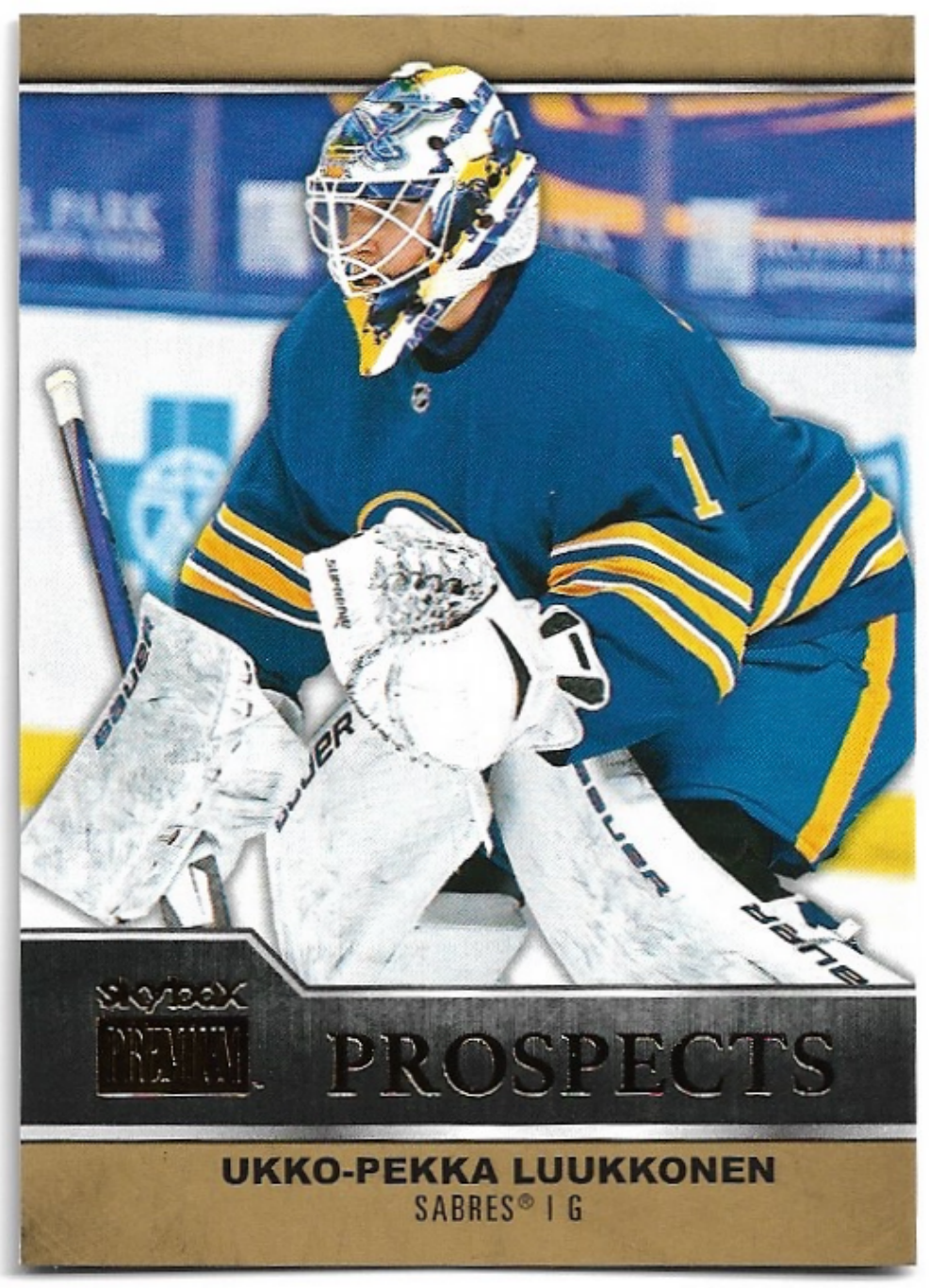 Rookie Skybox Premium Prospects UKKO-PEKKA LUUKKONEN 21-22 UD Metal Universe