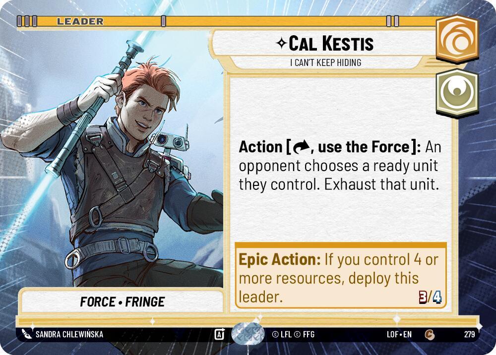 Hyperspace - Leader - CAL KESTIS - Unlimited Legends of the Force