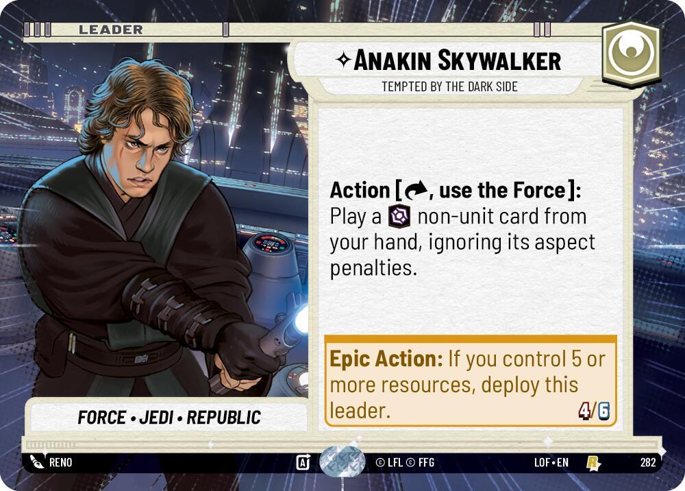 Hyperspace - Leader - ANAKIN SKYWALKER - Unlimited Legends of the Force