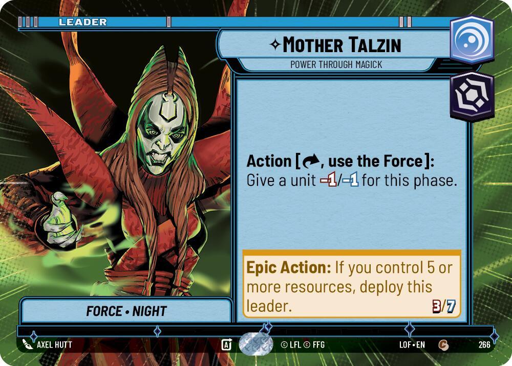Hyperspace - Leader - MOTHER TALZIN - Unlimited Legends of the Force