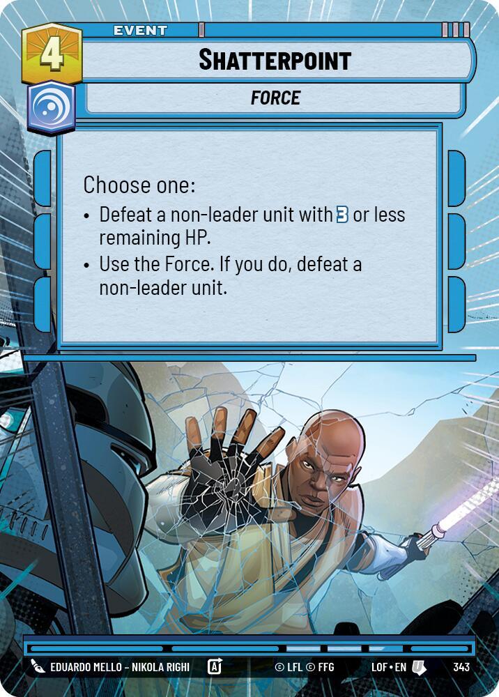 Hyperspace - SHATTERPOINT - Unlimited Legends of the Force