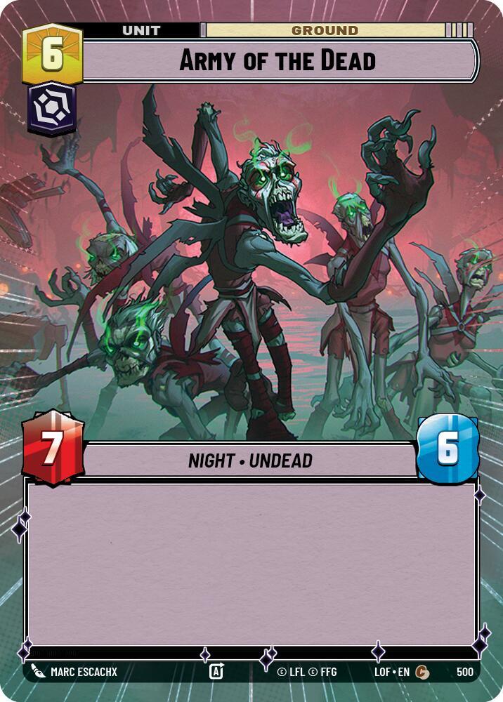 Hyperspace - ARMY OF THE DEAD - Unlimited Legends of the Force