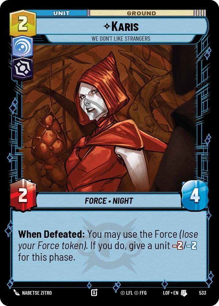 Foil - KARIS - Unlimited Legends of the Force