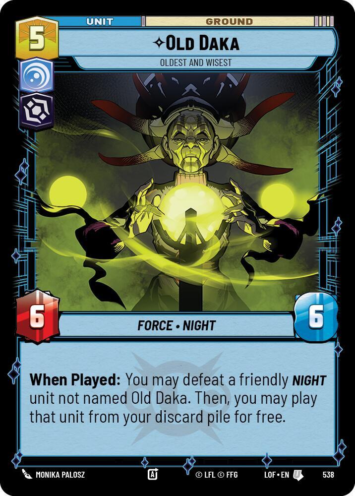 Foil - OLD DAKA - Unlimited Legends of the Force