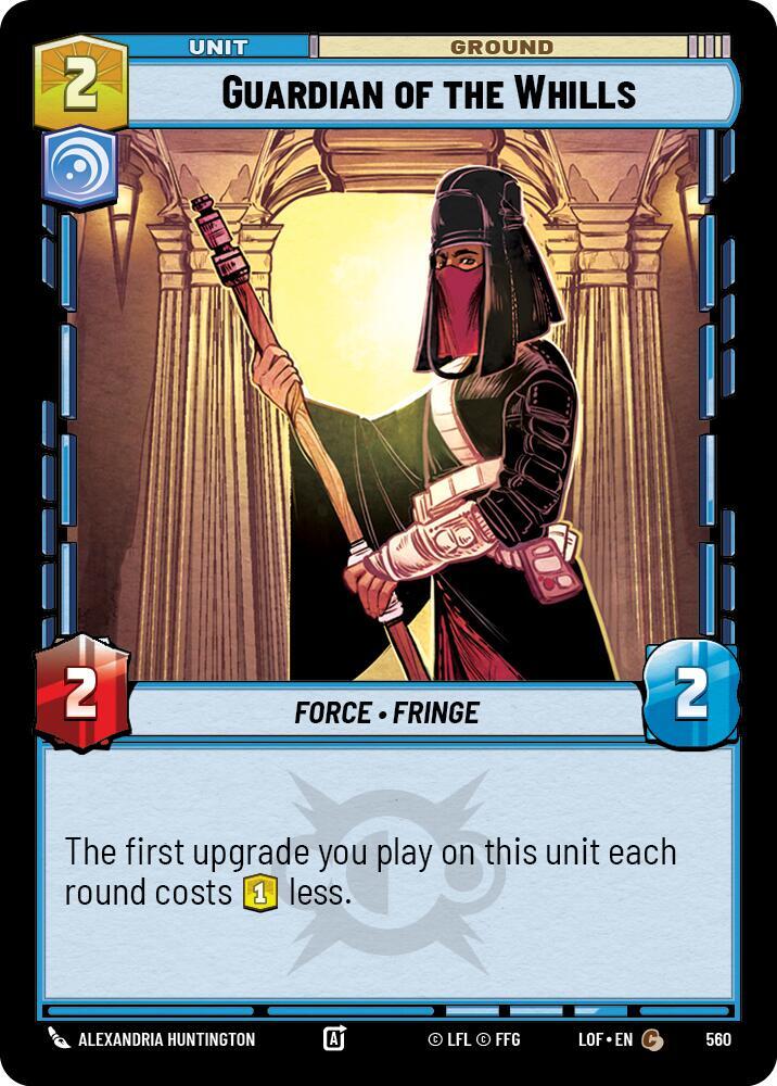 Foil - GUARDIAN OF THE WHILLS - Unlimited Legends of the Force