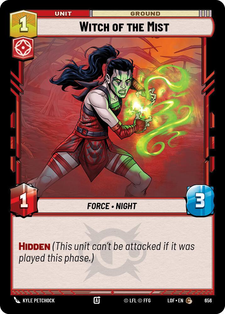 Foil - WITCH OF THE MIST - Unlimited Legends of the Force