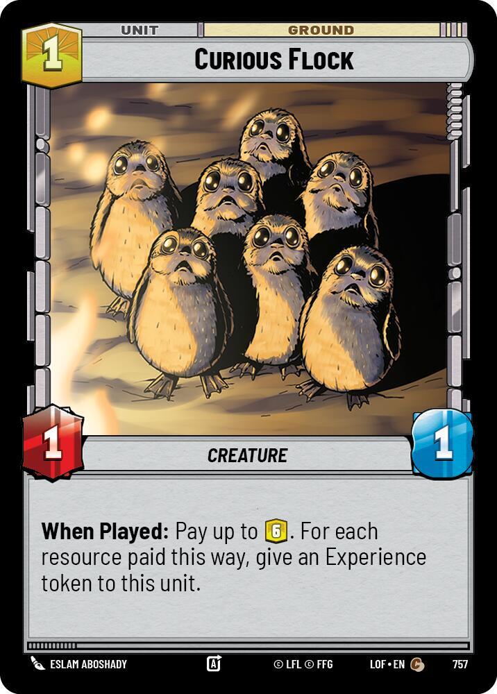 Foil - CURIOUS FLOCK - Unlimited Legends of the Force