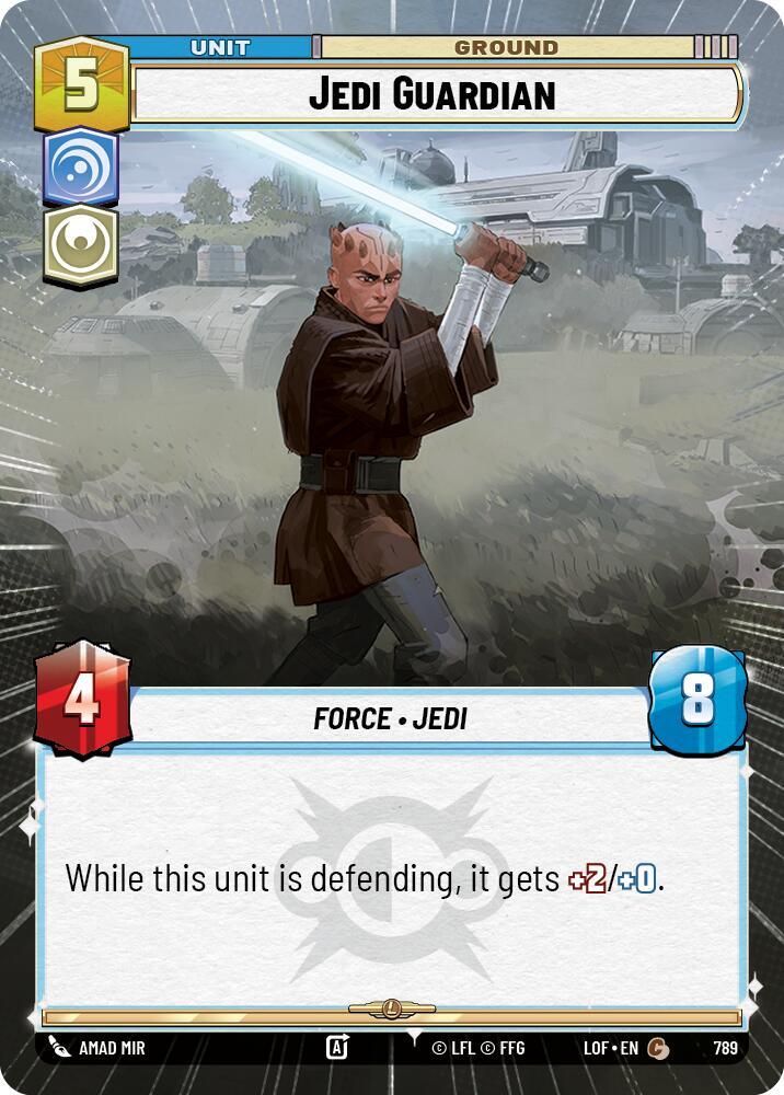 Hyperspace Foil - JEDI GUARDIAN - Unlimited Legends of the Force