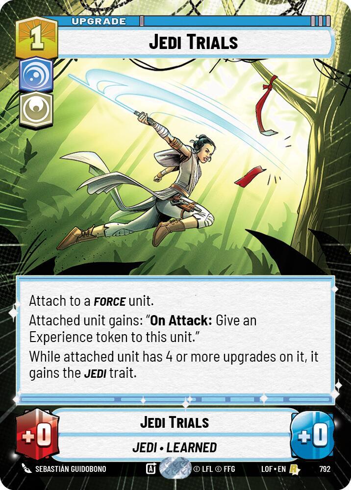 Hyperspace Foil - JEDI TRIALS - Unlimited Legends of the Force