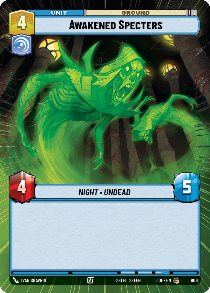 Hyperspace Foil - AWAKENED SPECTERS - Unlimited Legends of the Force
