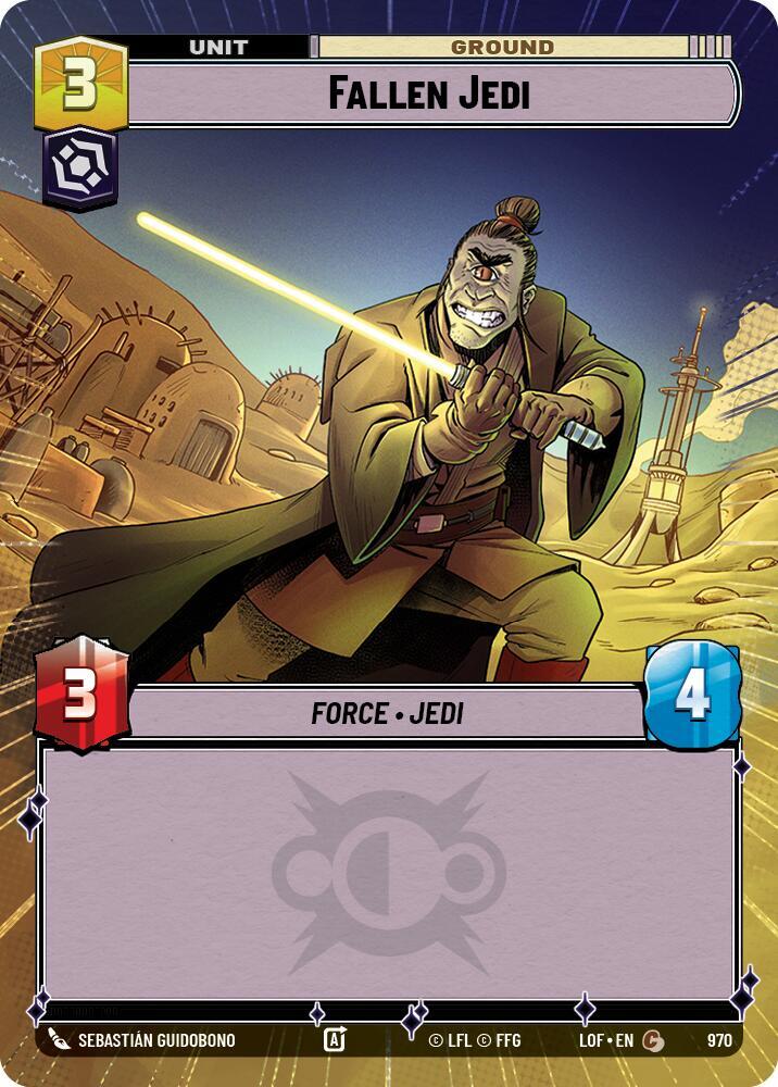 Hyperspace Foil - FALLEN JEDI - Unlimited Legends of the Force