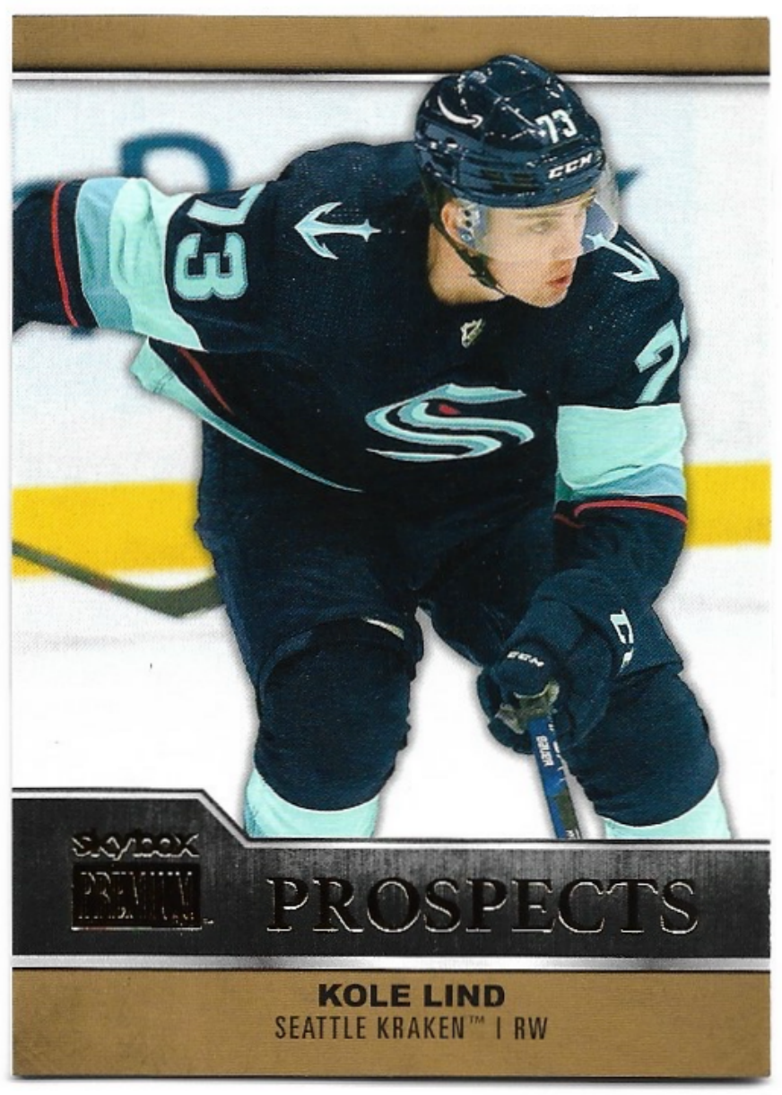 Rookie Skybox Premium Prospect KOLE LIND 21-22 UD Metal Universe