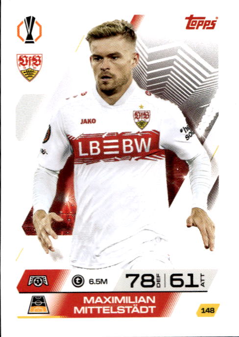 MAXMILIAN MITTELSTADT 25-26 Match Attax UCL