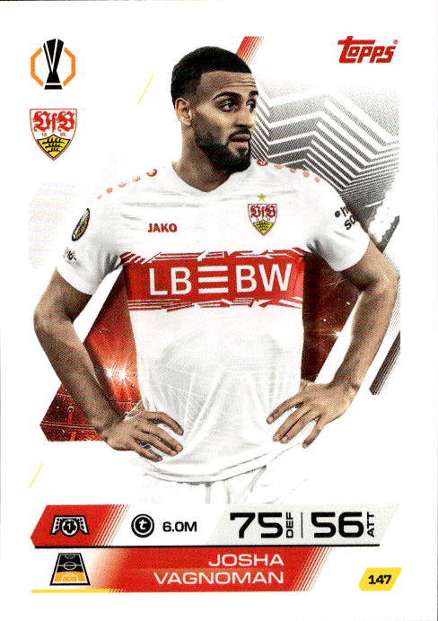 JOSHA VAGNOMAN 25-26 Match Attax UCL