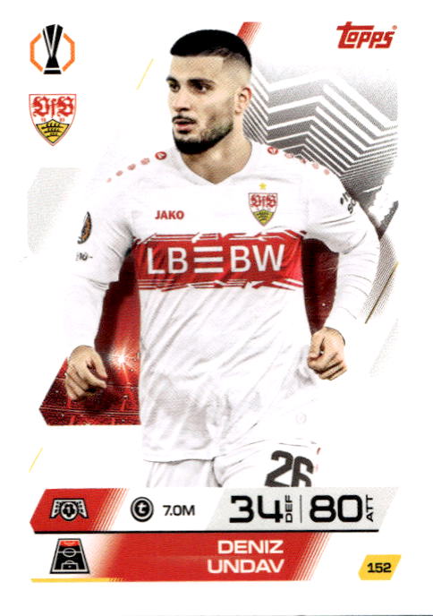 DENIZ UNDAV 25-26 Match Attax UCL