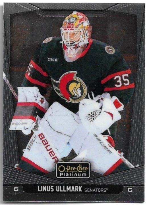 LINUS ULLMARK 24-25 UD O-Pee-Chee OPC Platinum
