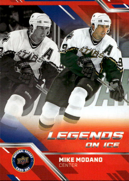 Legends on Ice MIKE MODANO 2025 UD National Hockey Card Day