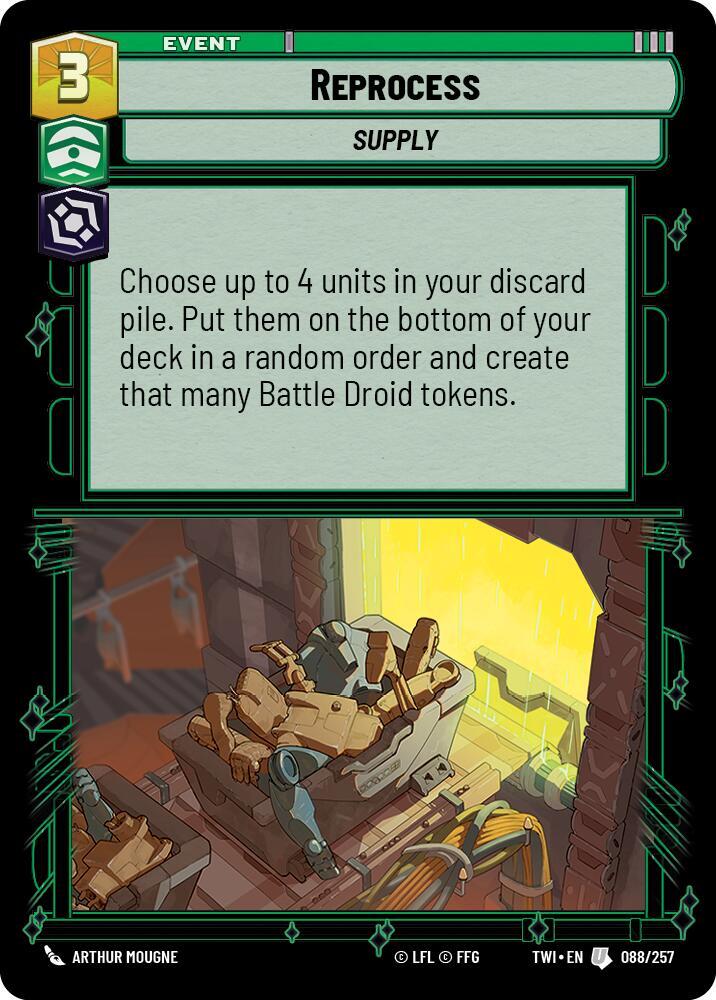 Foil - REPROCESS - Unlimited Twilight of the Republic
