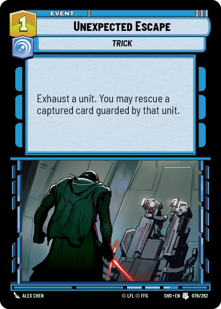 Foil - UNEXPECTED ESCAPE - Unlimited Shadows of the Galaxy