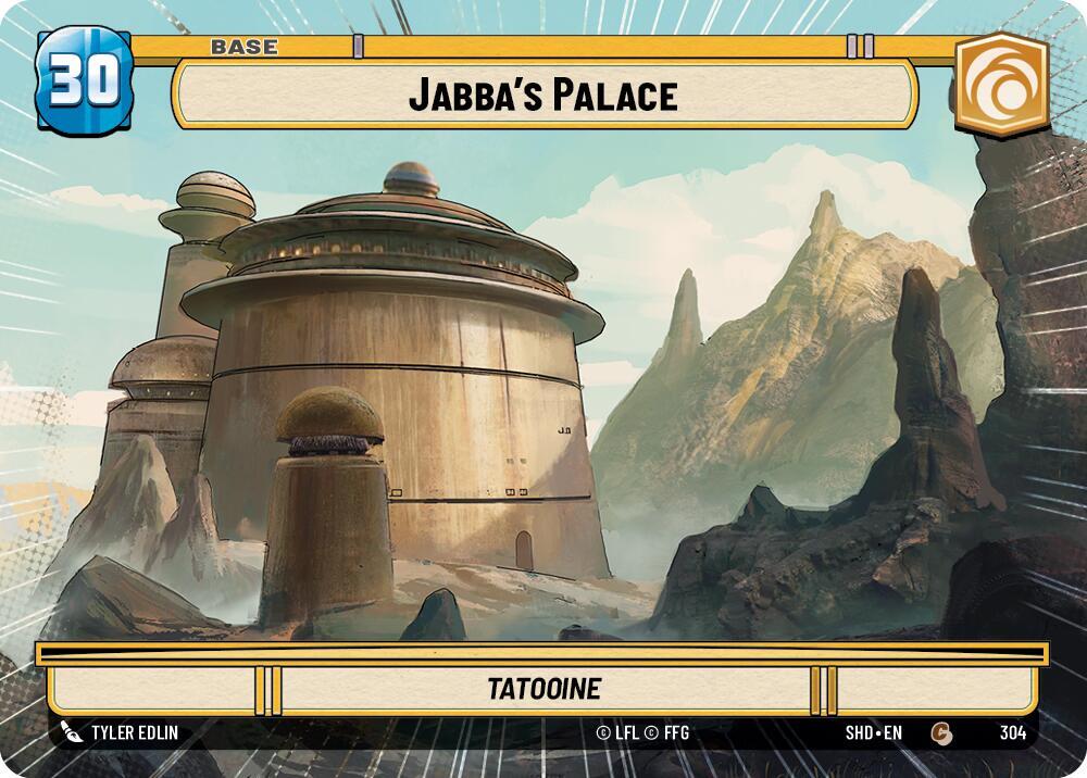 Hyperspace - Base - JABBA'S PALACE/SHIELD TOKEN - Unlimited Shadows of the Galaxy