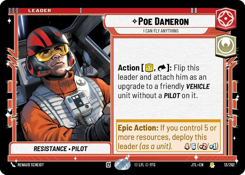 Leader - POE DAMERON - Unlimited Jump to Lightspeed