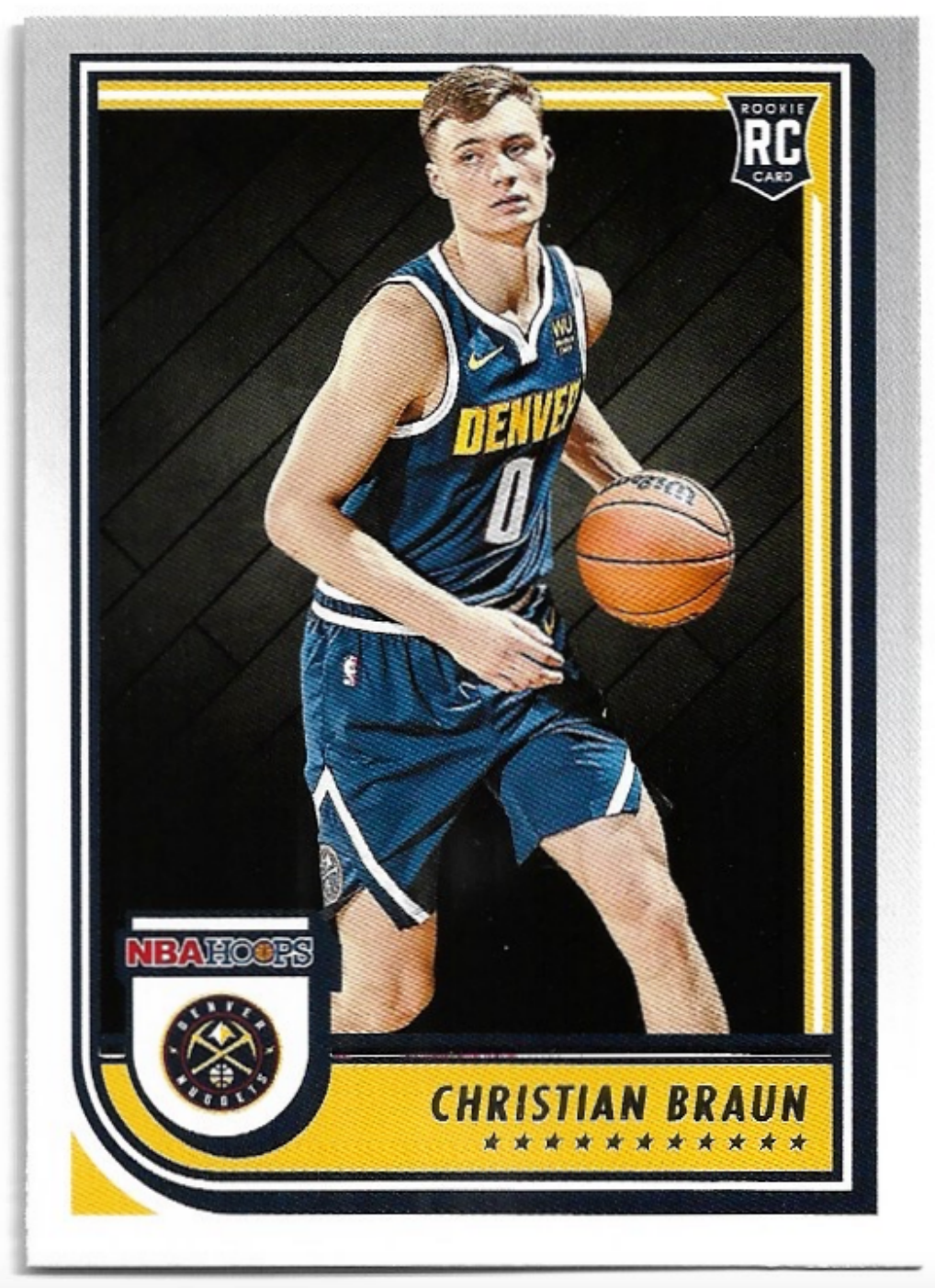 Rookie CHRISTIAN BRAUN 22-23 Panini Hoops Basketball