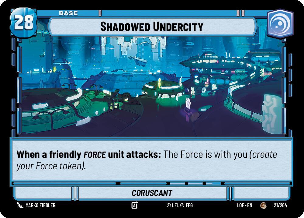 Darth Maul Deck list - Base - SHADOWED UNDERCITY - Unlimited Legends of the Force