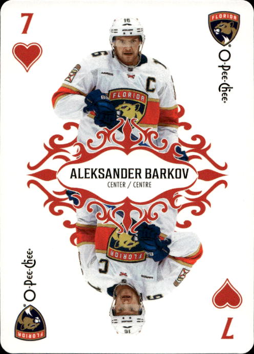 Playing Cards ALEKSANDER BARKOV 23-24 UD O-Pee-Chee OPC