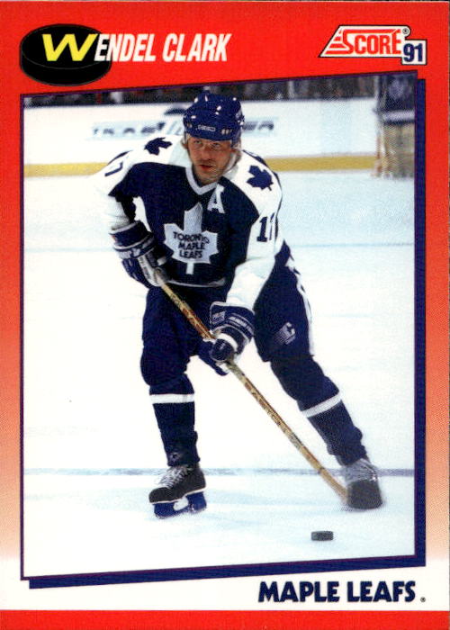 WENDELL CLARK 91-92 Score Canadian Bilingual
