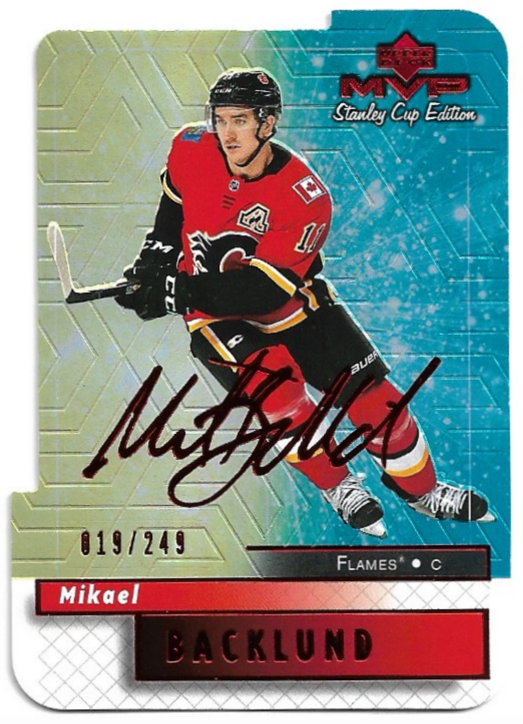 20th Anniversary - Colors and Contours MIKAEL BACKLUND 19-20 UD MVP /249