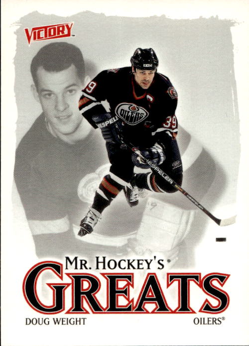 MR. Hockey's Greats DOUG WEIGHT 01-02 UD Victory