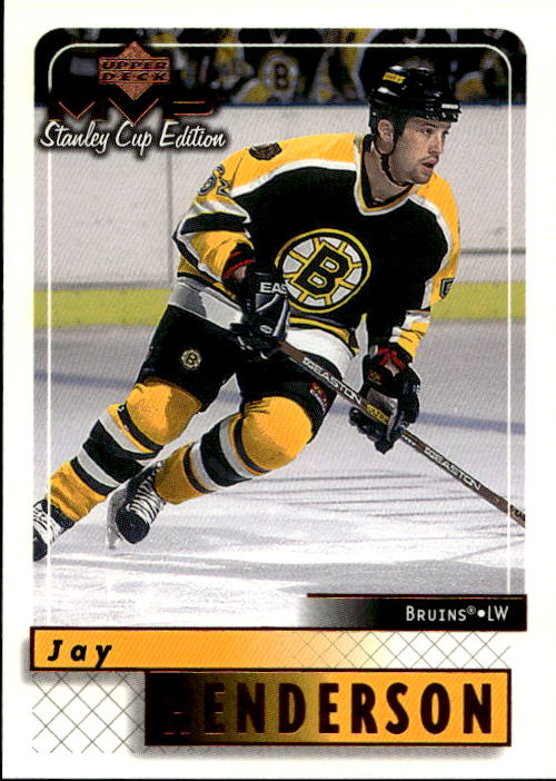 JAY HENDERSSON 99-00 UD MVP Stanley Cup Edition