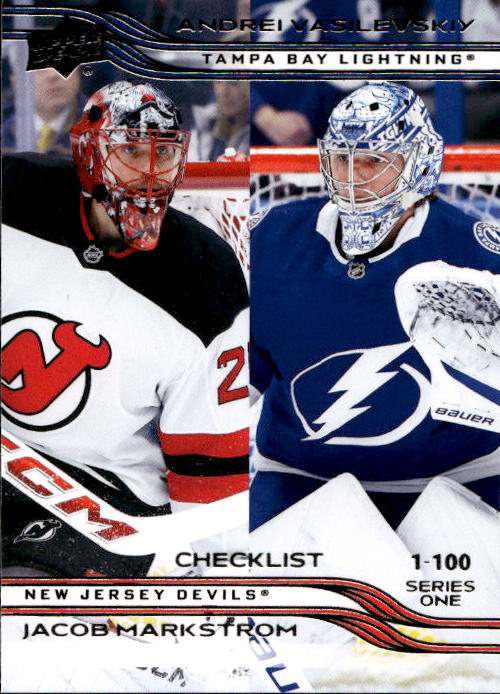 Checklist JACOB MARKSTROM/ANDREI VASILEVSKIY 25-26 UD Series 1