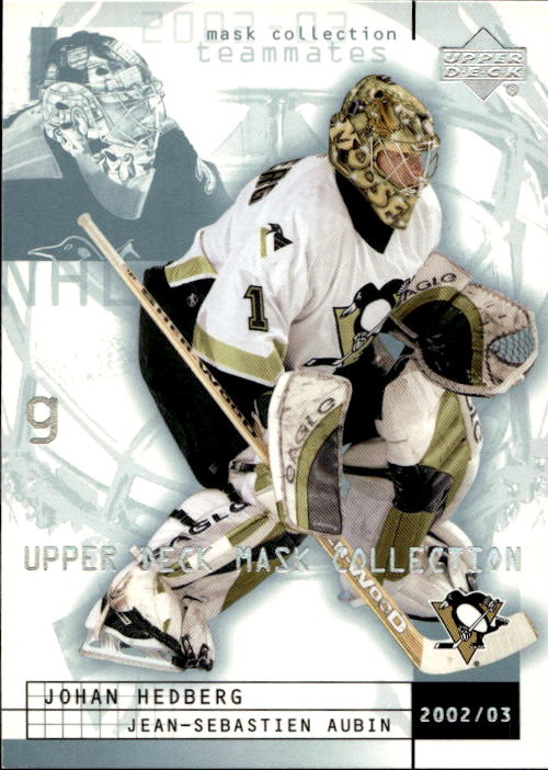 JEAN-SEBASTIEN AUBIN/JOHAN HEDBERG 02-03 UD Mask Collection