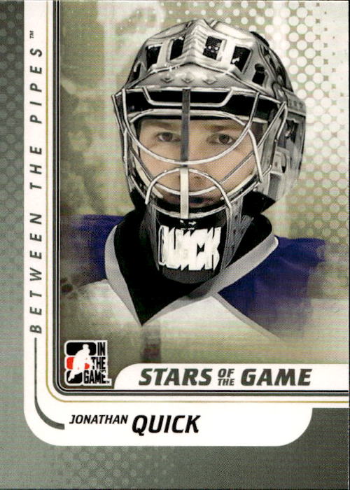Stars of the Game JONATHAN QUICK 10-11 In the Game Between the Pipes